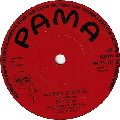 WOMEN SMARTER (VG) / STANDING ON THE HILL (VG)