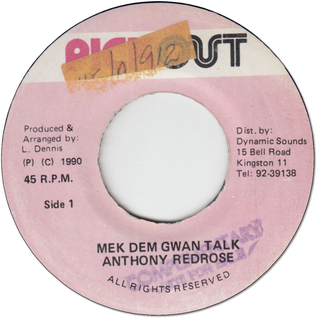 MEK DEM GWAN TALK (VG+)