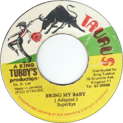 BRING MY BABY (VG+)