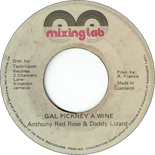 GAL PICKNEY A WINE (VG+)