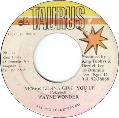 NEVER GONNA GIVE YOU UP (VG+)