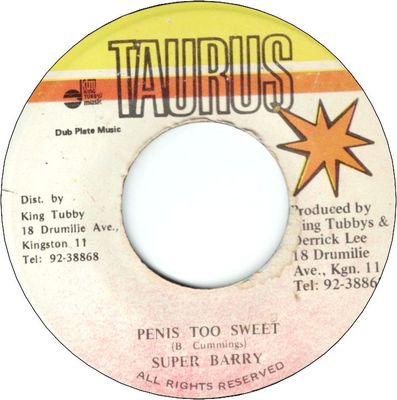 PENIS TOO SWEET (VG+)