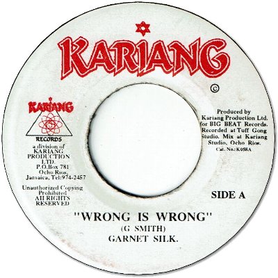 WRONG IS WRONG (VG+)