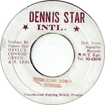 BODY COME DOWN (VG+) / VERSION (VG)
