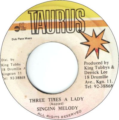 THREE TIMES A LADY (VG+9
