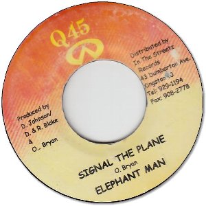 SIGNAL THE PLANE (VG)