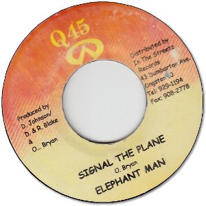 SIGNAL THE PLANE (VG)