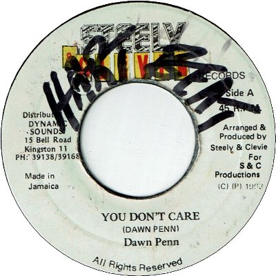 YOU DON'T CARE (VG+/WOL) /