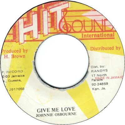GIVE ME LOVE (VG+)