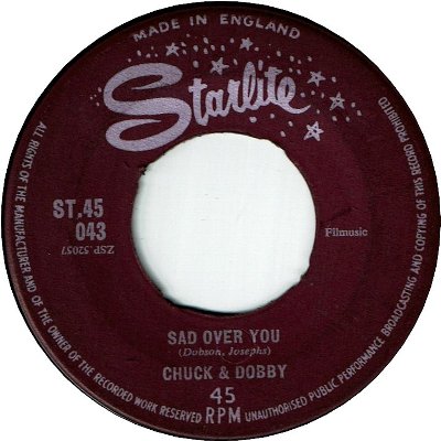 SAD OVER YOU / SWEETER THAN HONEY