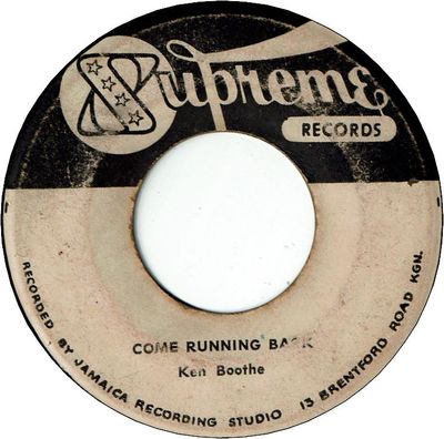 COME RUNNING BACK (VG- to VG / NEVER LEAVE AGAIN (VG)
