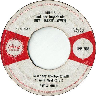 MILLIE & HER BOY FRIENDS(Roy-Jackie-Owen) E.P. (VG/G+)