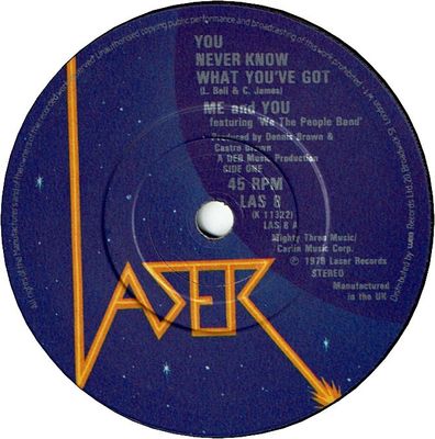 YOU NEVER KNOW WHAT YOU'VE GOT (VG+) / VERSION (VG+)