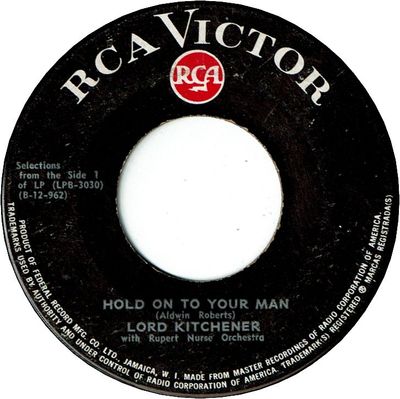HOLD ON TO YOUR MAN (VG) / MY PUSSIN (VG)