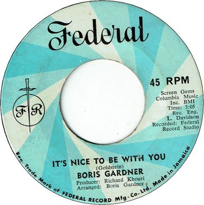 IT'S NICE TO BE WITH YOU (VG+) / MISTY BLUE (VG+)
