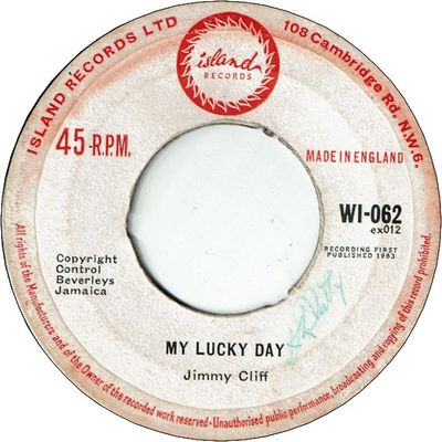 MY LUCKY DAY (VG+/WOL) / ONE EYED JACKS (VG+)