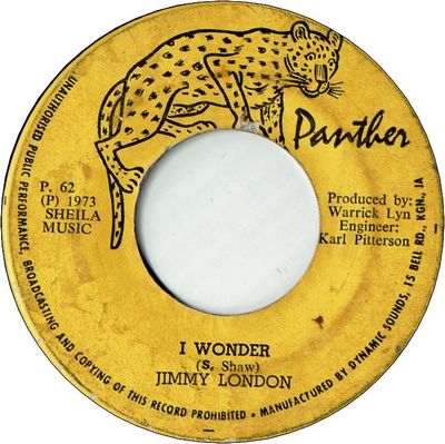 I WONDER (VG) / VERSION (VG)