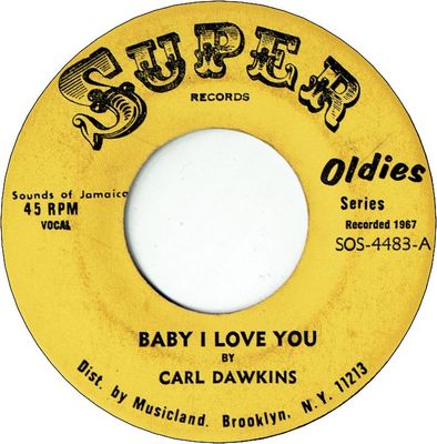 BABY I LOVE YOU (VG+) / HARD TIME (VG)