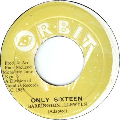 ONLY SIXTEEN　(VG+)