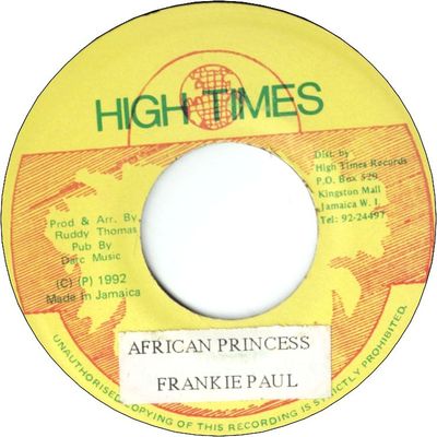 AFRICAN PRINCESS (VG+) / RICH AND POOR (VG+)