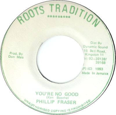 YOU'RE NO GOOD (VG+) / VERSION (VG+)