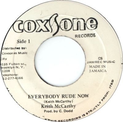 EVERYBODY RUDE NOW (VG) / BEWARE (VG)