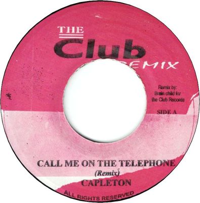 CALL ME ON THE TELEPHONE Remix (VG+)