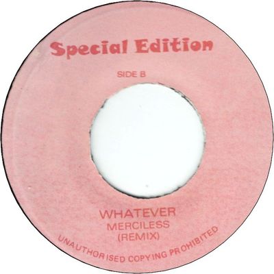 WHATEVER  Remix (VG+)