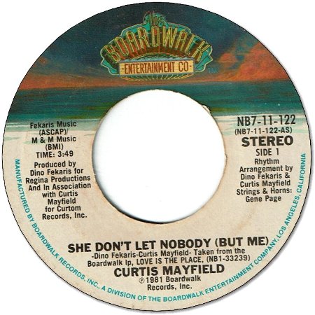 SHE DON'T LET NOBODY(BUT ME) (EX) / YOU GET ALL MY LOVE