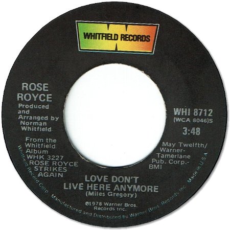 LOVE DON’T LIVE HERE ANYMORE (VG) / DO IT DO IT