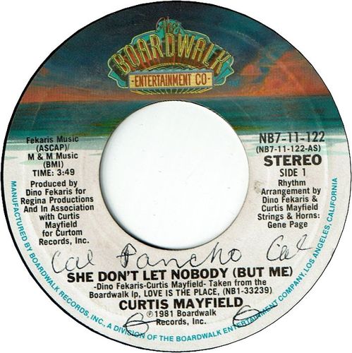 SHE DON'T LET NOBODY(BUT ME) (VG+/WOL) / YOU GET ALL MY LOVE