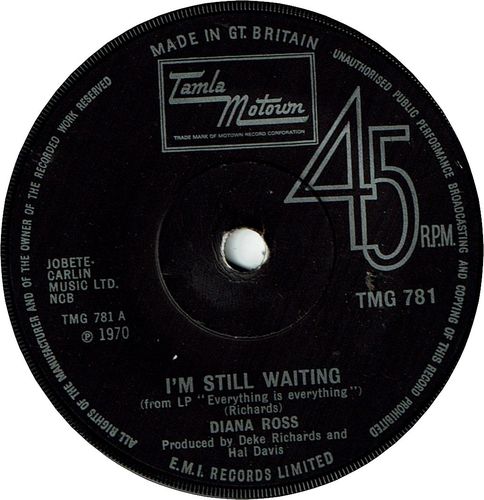 I’M STILL WAITING (VG+) / REACH OUT I'LL BE THERE