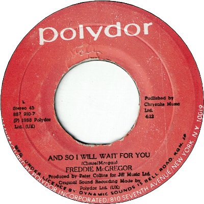 AND SO I WILL WAIT FOR YOU (VG) / LOST TILL YOU FIND ME (VG)