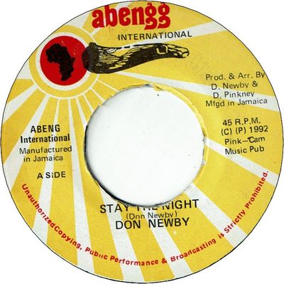 STAY THE NIGHT (VG+)
