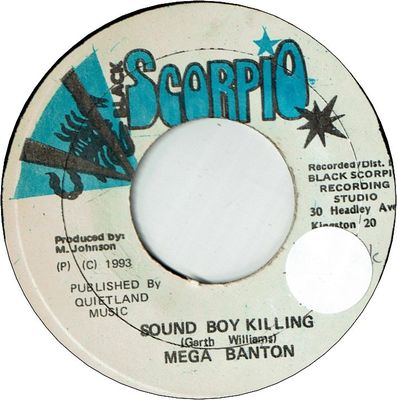 SOUND BOY KILLING (VG+/Sticker)