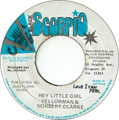 HEY LITTLE GIRL (VG+/WOL)