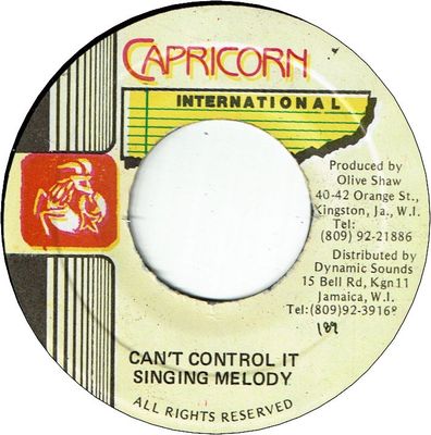 CAN'T CONTROL IT (VG+/Sticker)