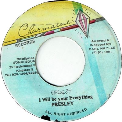 I WILL BE YOUR EVERYTHING(VG+/WOL)