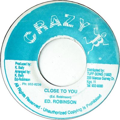 CLOSE TO YOU (VG+) / I KNOW LOVE feat.TIGER (VG+)