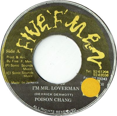 I'M MR.LOVERMAN (VG+/sticker)