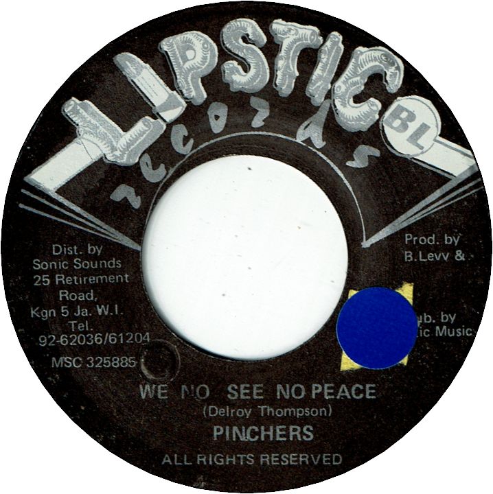 WE NO SEE NO PEACE (VG+/Sticker)