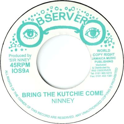 BRING THE KUTCHIE COME(VG+) / VERSION (VG+)