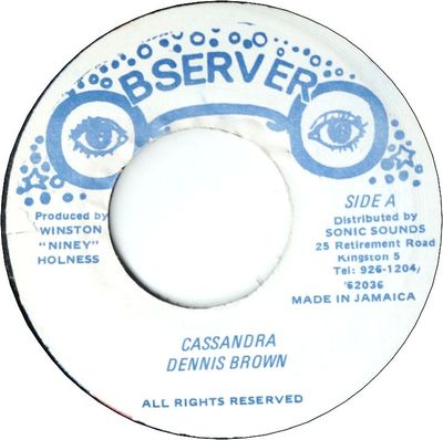 CASSANDRA (VG) / WESTBOUND TRAIN (VG+)