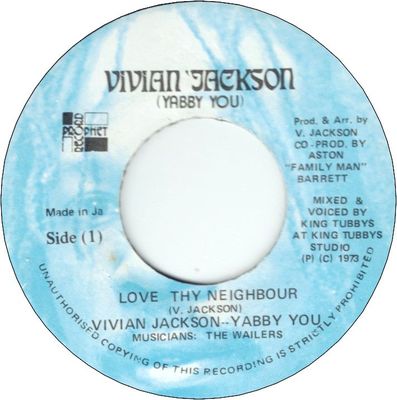 LOVE THY NNEIGHBOUR (VG+) / VERSION (VG+)