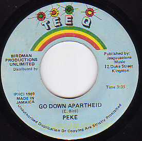 GO DOWN APARTHEID (VG+)