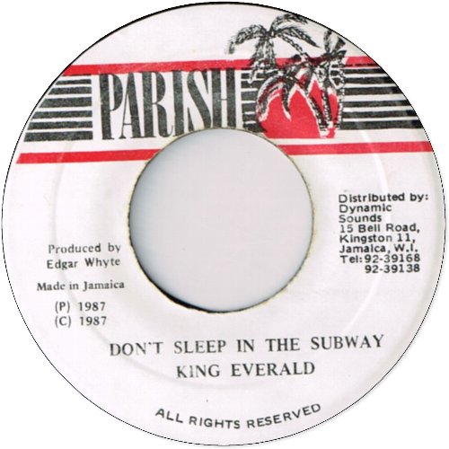 DON’T SLEEP IN THE SUBWAY (VG+)