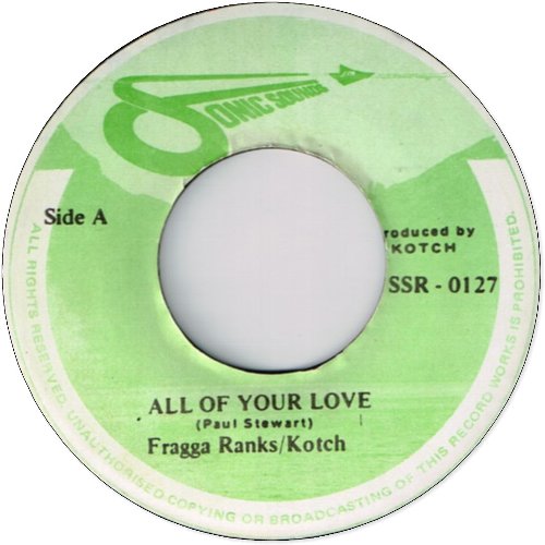 ALL OF YOUR LOVE (VG+)