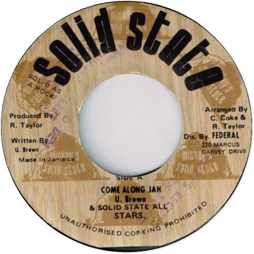 COME ALONG JAH (VG+) / VERSION