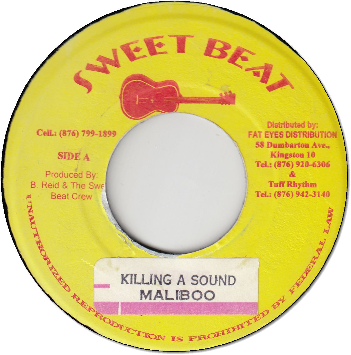 KILLING A SOUND (VG+)