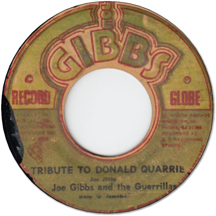 TRIBUTE TO DONALD QUARRIE (VG+)